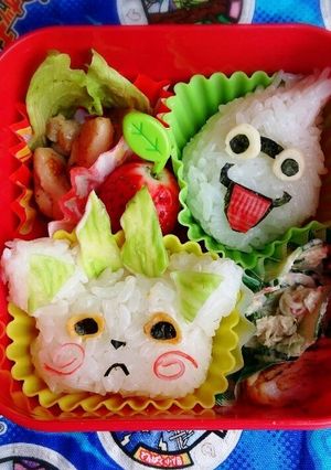 妖怪ウォッチ キャラ弁 コマさん♡-レシピのメイン写真