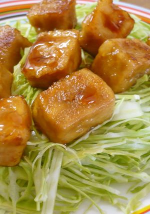 子供に高野豆腐を♪甘辛照り焼き-レシピのメイン写真