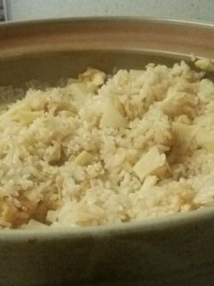 土鍋で筍ご飯-レシピのメイン写真