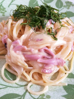 塩辛のクリームパスタ-レシピのメイン写真