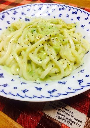 うどんとアボカドで簡単満足ランチ♡-レシピのメイン写真