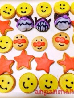 アイシングクッキー☆アンパンマン☆☆-レシピのメイン写真