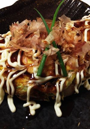 キャベツたっぷり逆広島焼き〜!-レシピのメイン写真