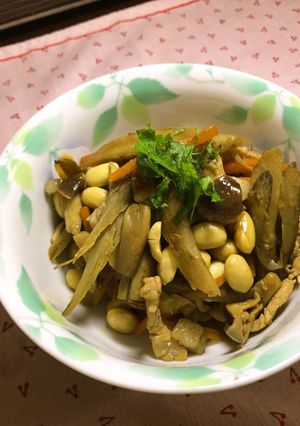大豆とごぼうの炒め煮-レシピのメイン写真
