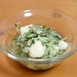 味付めかぶor味付もずくの卵豆腐あえ