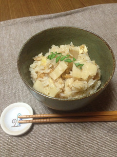 冷めても美味しい〜♩ごま油香る筍ごはん-レシピのメイン写真