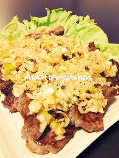 長ネギを丸ごと1本!ネギ塩ダレ焼肉!-レシピのメイン写真