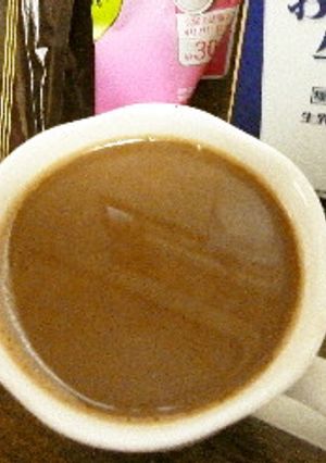 ホット☆コラーゲンミルクティココア酒-レシピのメイン写真