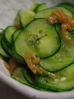 胡瓜の消費に!なめたけ和え(水菜も可)-レシピのメイン写真