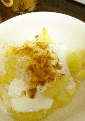 朝食☆林檎ラムシナモンヨーグルト-レシピのメイン写真