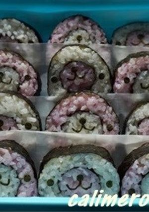 キャラ弁☆まめゴマ海苔巻き-レシピのメイン写真