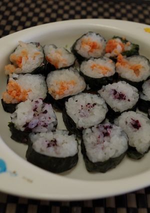 手づかみ応援幼児食！海苔巻きおにぎり-レシピのメイン写真