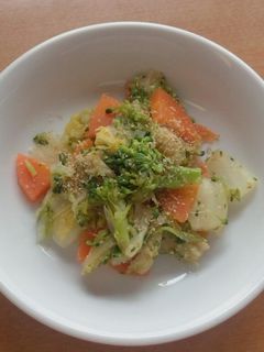 カンタン!彩り野菜の金ごま和え-レシピのメイン写真