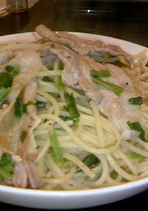 豚とろの柚胡椒パスタ-レシピのメイン写真