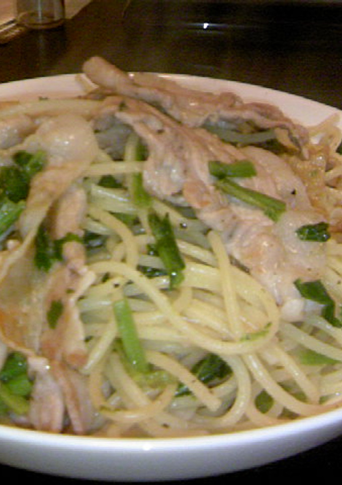 豚とろの柚胡椒パスタ-レシピのメイン写真