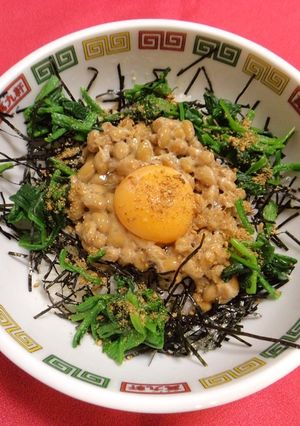 簡単！ヘルシーごま納豆丼-レシピのメイン写真