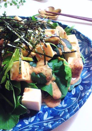 豆腐のごまサラダ-レシピのメイン写真