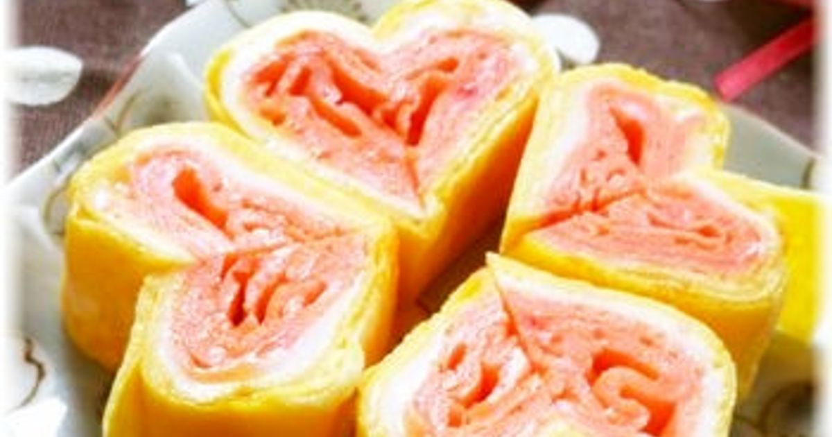 ラブリ～！ハートのたまごやき♡ by ともまき0313 【クックパッド