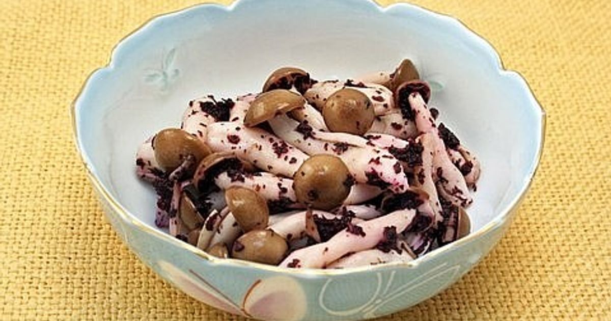 しめじの赤しそ和え by 三島食品 【クックパッド】 簡単おいしい