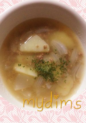 ひき肉とじゃがいものスープ-レシピのメイン写真
