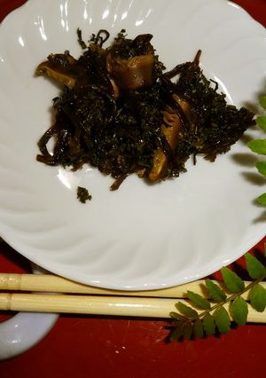 山椒の佃煮　塩昆布と椎茸入り-レシピのメイン写真