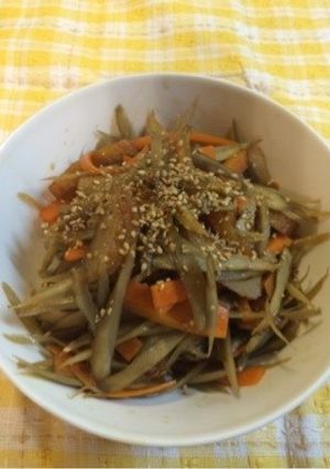 簡単お弁当にさつま揚げきんぴら-レシピのメイン写真