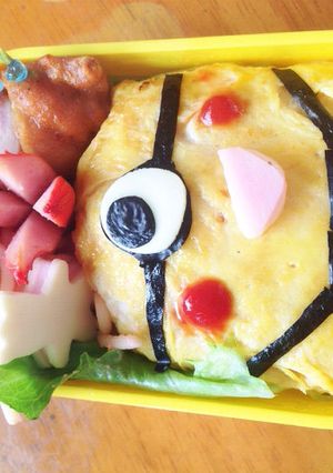ミニオン キャラ弁-レシピのメイン写真