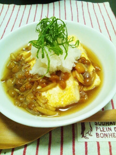 焼き豆腐のなめこおろし-レシピのメイン写真