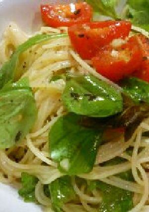 昆布茶使って冷製パスタ-レシピのメイン写真