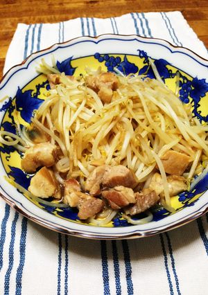 ヘルシー★もやしと鶏のポン酢炒め-レシピのメイン写真