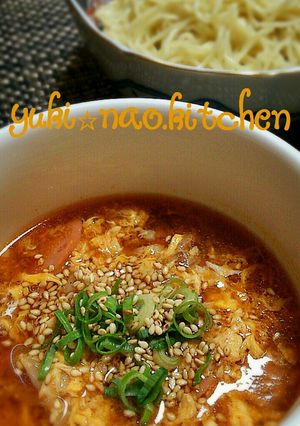 ☆激うまピリ辛だれ♪我が家のつけ麺☆-レシピのメイン写真