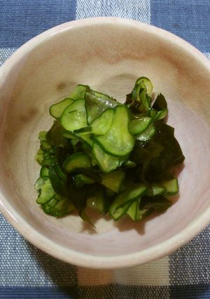 胡瓜とわかめの酢の物-レシピのメイン写真