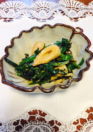 ささっと一品☆にら＆竹輪☆マヨ醤油炒め-レシピのメイン写真