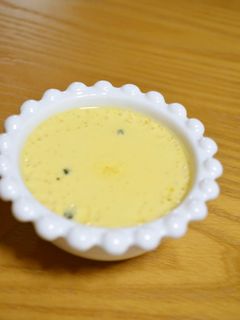 離乳食*中期~『納豆と青菜入り茶碗蒸し』-レシピのメイン写真