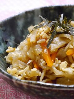 めんつゆと揚げ玉de切り干し大根の煮物-レシピのメイン写真