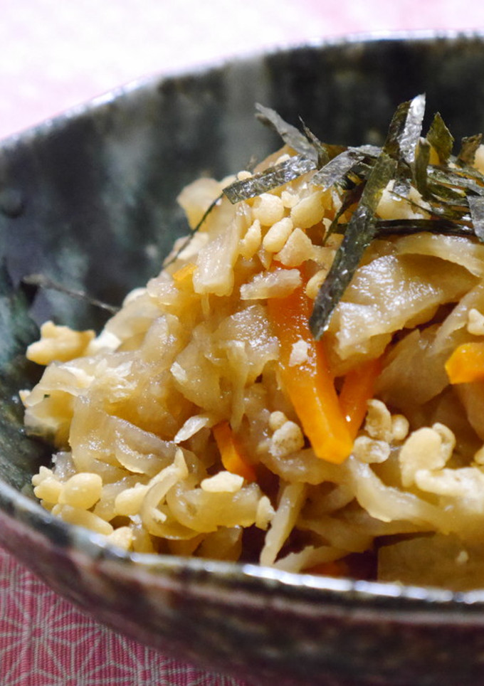 めんつゆと揚げ玉de切り干し大根の煮物-レシピのメイン写真