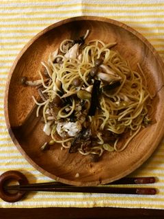 柚子胡椒付♪さんまの蒲焼きペペロンチーノ-レシピのメイン写真