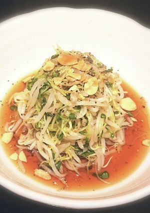 もやしとかいわれ大根のガーリックポン酢-レシピのメイン写真