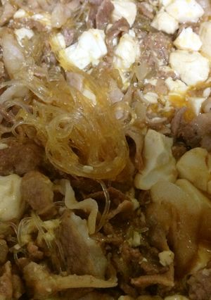 めんつゆ使って わが家風麻婆豆腐春雨-レシピのメイン写真