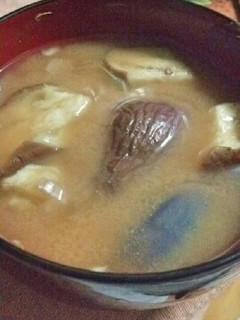 ナスの味噌汁-レシピのメイン写真
