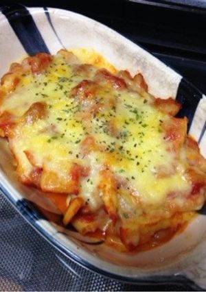 タケノコとお豆のトマト煮〜グラタン風〜-レシピのメイン写真