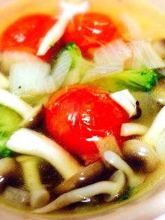 プチトマトのコンソメスープ-レシピのメイン写真