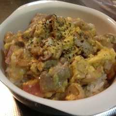 รูปของ ＊簡単‼︎ベーコンで洋風親子丼＊