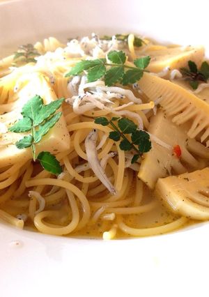 筍とシラスのペペロンチーノ-レシピのメイン写真