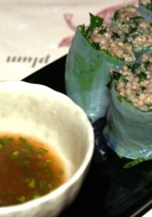 肉紫蘇生春巻き-レシピのメイン写真