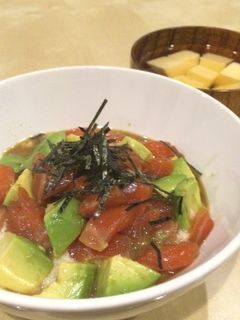 【簡単!】漬けとろサーモン丼-レシピのメイン写真