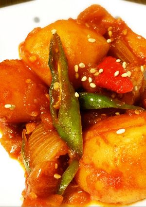 旨辛☆韓国風新ジャガ煮込み-レシピのメイン写真