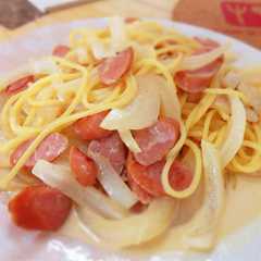 簡単絶品♪クリームパスタ-レシピのメイン写真