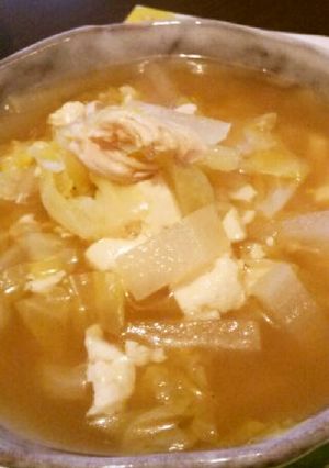 春キャベツと大根のヘルシーカレースープ☆-レシピのメイン写真