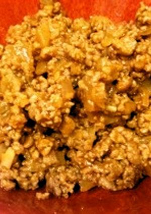 合挽き肉のそぼろ（ケチャップ味）-レシピのメイン写真